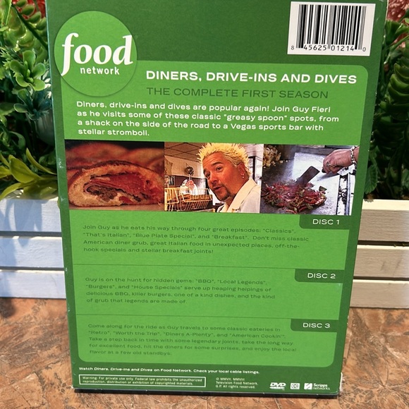 Food Network Triple D Guy Fieri complete first season Dvd set - Picture 5 of 5